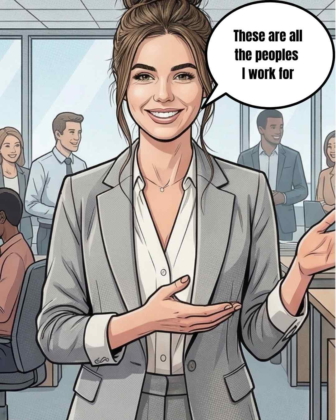 These are all the people I work for