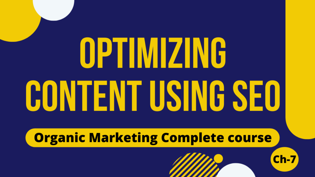 Organic marketing Chapter-7